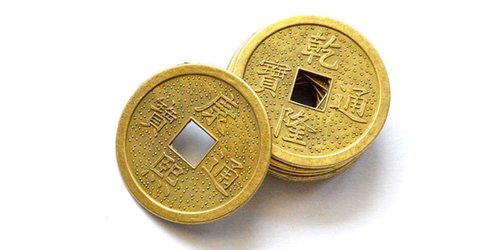 Monede chinezești ca o amuletă de noroc
